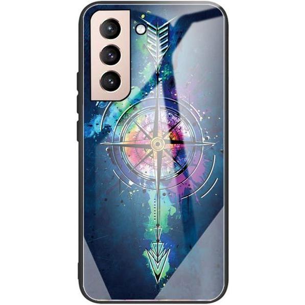 MU Style Image Glas und Kunststoff Series (Samsung Galaxy S22+), Smartphone Hülle, Mehrfarbig