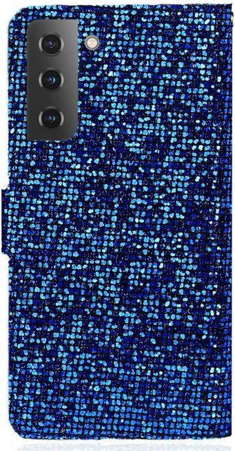 Actual product image MU Style Leather Glitter Cover with Stripes (Samsung Galaxy S22+)