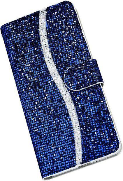 Actual product image MU Style Leather Glitter Cover with Stripes (Samsung Galaxy S22+)