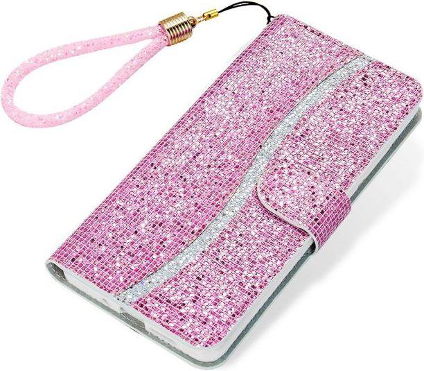 Actual product image MU Style Leather Glitter Cover with Stripes (Samsung Galaxy S22+)