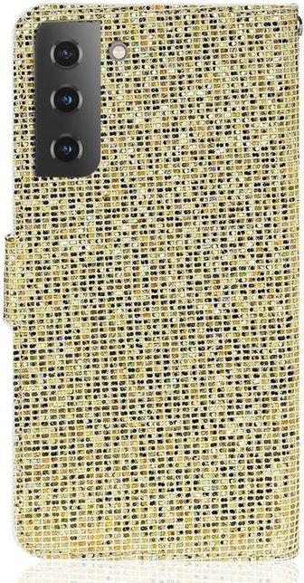 Actual product image MU Style Leather Glitter Cover with Stripes (Samsung Galaxy S22+)