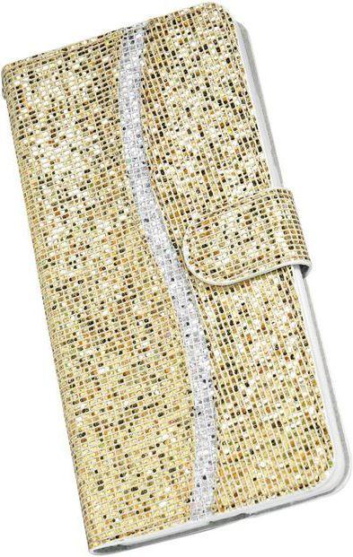 Actual product image MU Style Leather Glitter Cover with Stripes (Samsung Galaxy S22+)