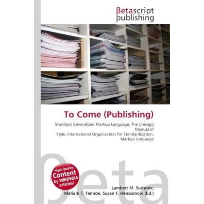 To Come (Publishing), Fachbücher
