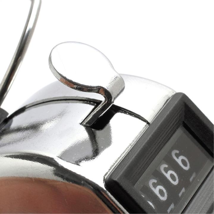 Immagine prodotto Stride Metall Handzähler Schritt Zähler Counter Klicker für Sport / Schule / Veranstaltungen - Silber