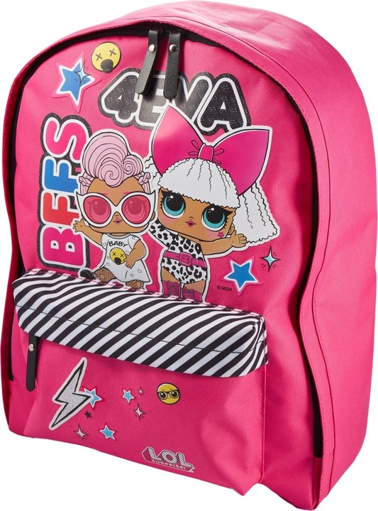 Produktbild Euromic L.O.L. Surprise! Together 4Eva Backpack with front zipped pocket with padded adjustable shoulder str