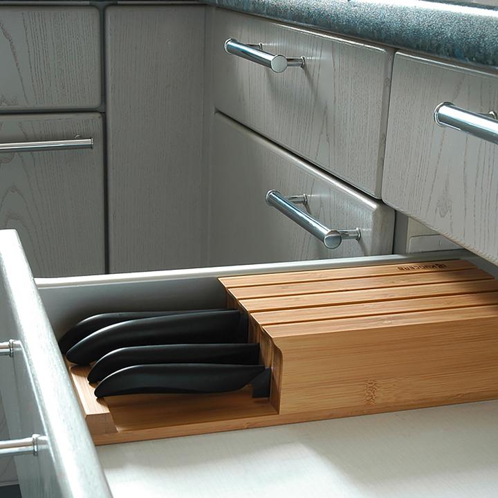 Produktbild Kyocera Bamboo Knife Block + WHBK Set