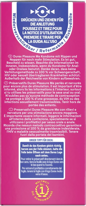 Produktbild Durex Pleasure Me (40 Stk.)