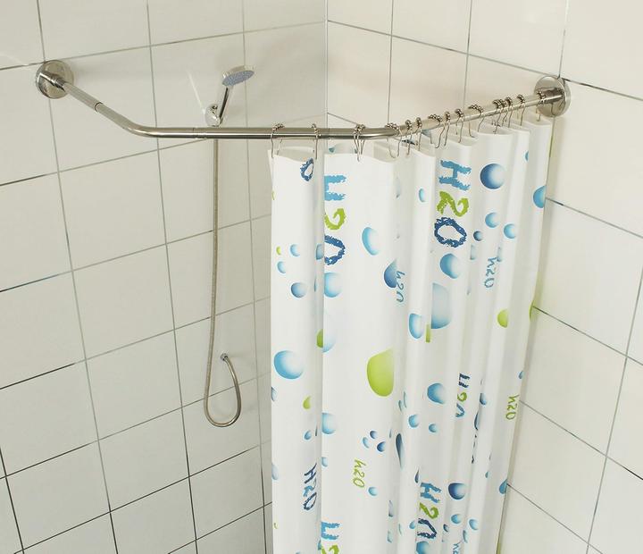 Produktbild Sikaiqi Längenverstellbare Eck-Duschvorhangstange