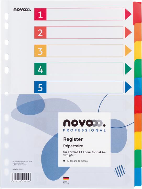 Etichetta energetica Novooo Cartone indice bianco A4