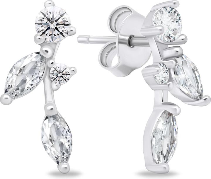 Produktbild Brilio Silver - Beautiful silver earrings with zircons EA619W