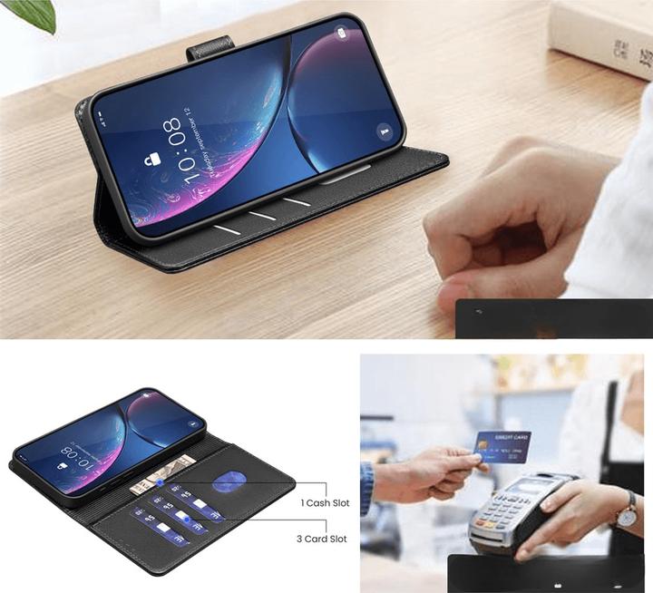 Actual product image Binfen Color Xiaomi Redmi A5 / Poco C61 - BINFEN Leder Etui Hülle mit RFID Blocker (Xiaomi Redmi 5)