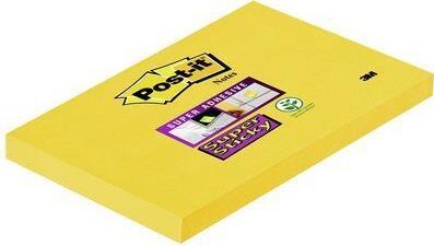 Actual product image Post-it Adhesive notes package yellow (76 x 127 mm)