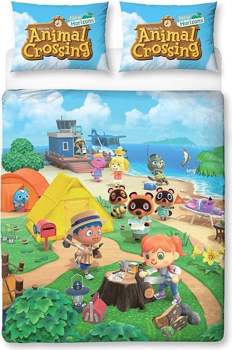 Animal Crossing Set di biancheria da letto con logo