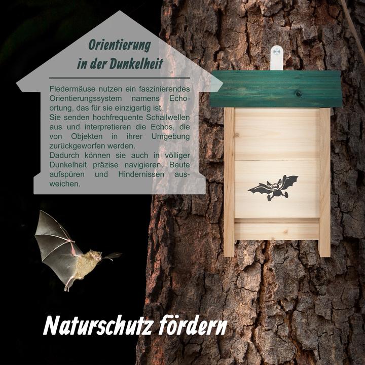 Produktbild Relaxdays 4x Fledermauskasten