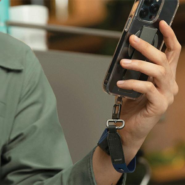 Produktbild Uniq Vista uniwersalna smycz do telefonu 2w1 zielony/dark khaki