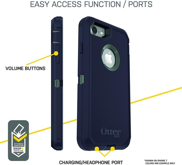 Actual product image OtterBox Defender (Apple iPhone 7, Apple iPhone 8, Apple iPhone SE (3rd Gen), Apple iPhone SE (2nd Gen))