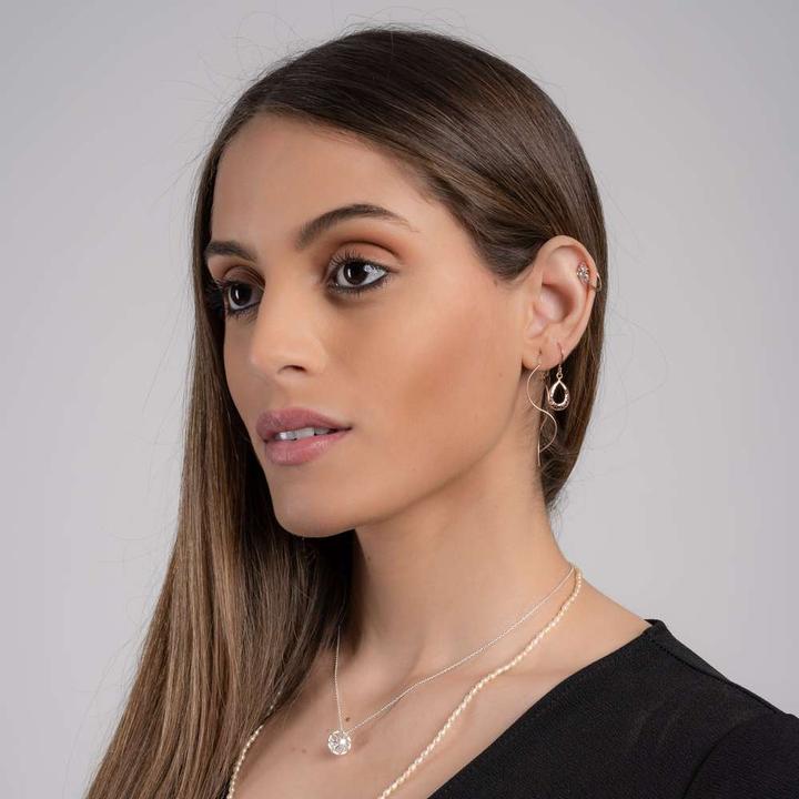 Produktbild Bijouteria Ohrpiercing (Chirurgenstahl 316L, PVD Beschichtung (goldfarbig), Zirkonia)