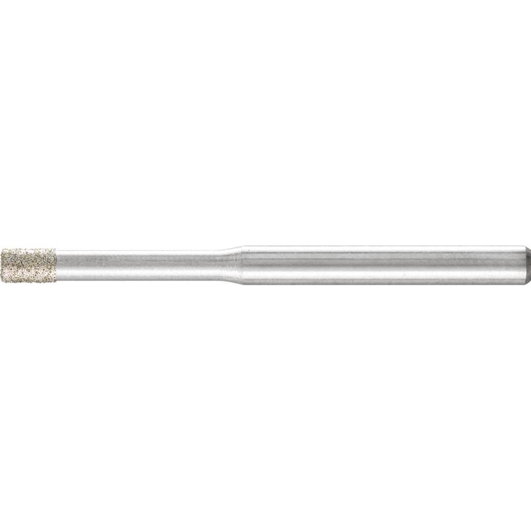 Pferd, Schleifmittel, Diamant-Schleifstift Zyl. Ø2,6 mm SchaftØ3 mm D126 (mit.) zum Schleifen von Bohrungen/Radien