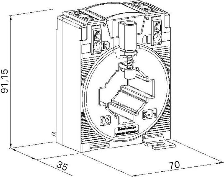 Actual product image Wago Aufsteck-Stromwandler