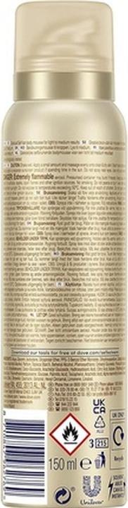 Produktbild Dove Summer Revived Light to Medium Gradual Self Tan Body Mousse 150ml (Selbstbräunungsschaum, 150 ml)