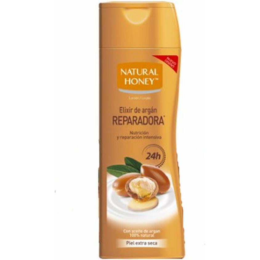 Thumbnail - Natural Honey, Bodylotion, Argan Elixier Reparaturlotion 330ml (Körperlotion, 330 ml)