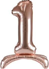Produktbild Arpex Stehender Folienballon, Roségold, 1 90 cm (1 x)