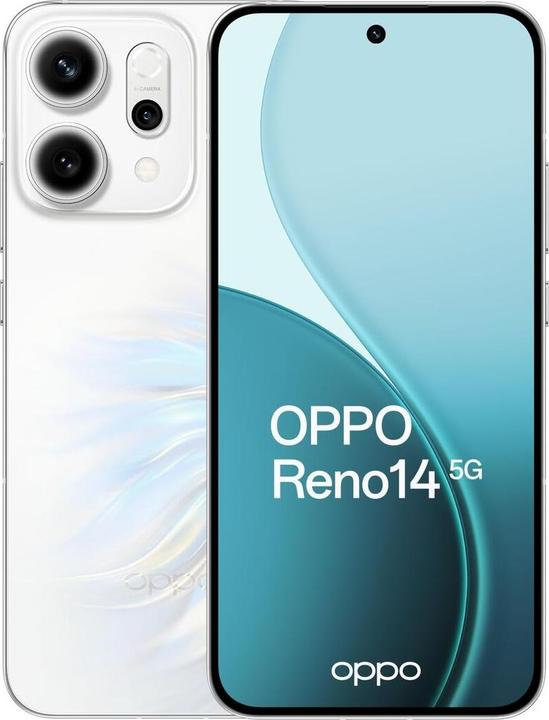 Image du produit OPPO Reno14 (512 Go, Vert lumineux, 6.59", Double SIM, 5G)