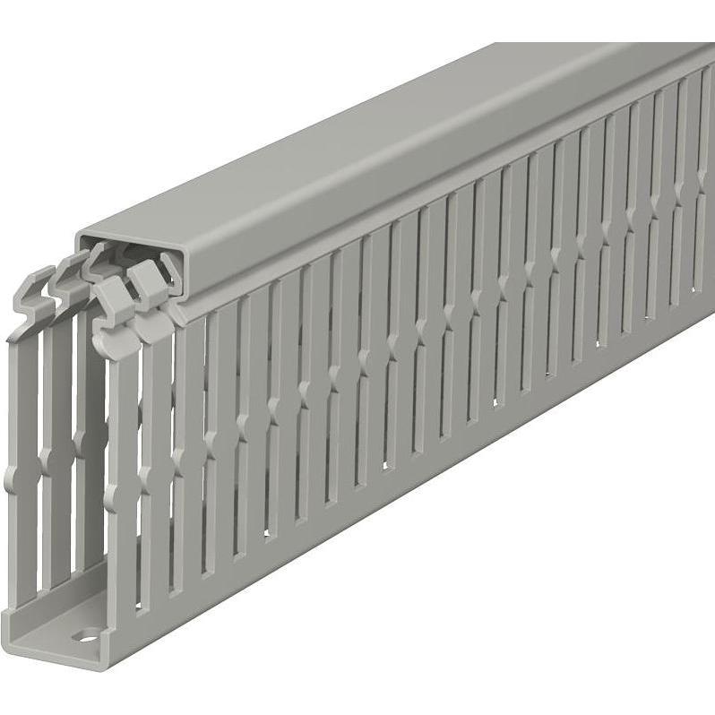 OBO Bettermann, Kabelschutz + Kabelführung, Verdrahtungskanal 75x25x2000, PVC, 6178420 (75 mm)