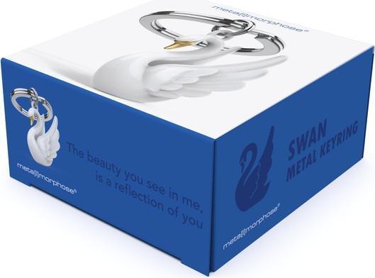 Actual product image Metalmorphose Schlüsselanhänger Schwan