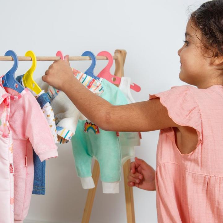 Actual product image Heless Clothes hanger for doll clothes