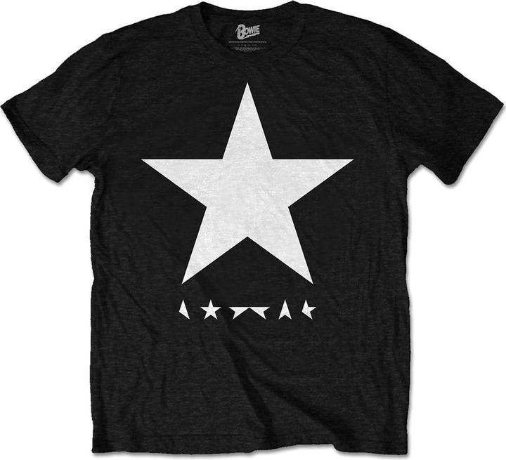 Actual product image David Bowie Blackstar (White Star On Black) (XL)