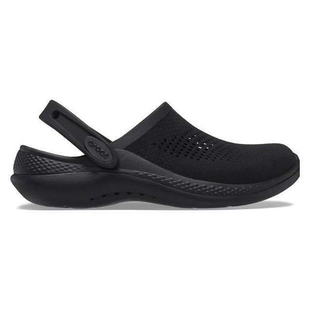 Crocs, Unisex, Hausschuhe, LiteRide 360 Clog, Schwarz, (37)