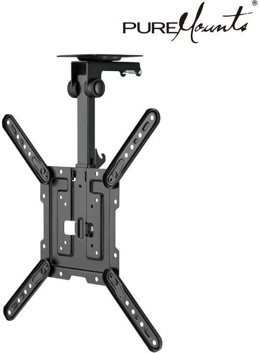 PureMounts Deckenhalterung PM-SLOPE-55 (Decke, 20 kg, 23" - 55")