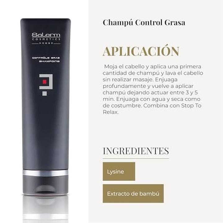 Immagine prodotto Salerm Shampoo antigrasso 9 oz (Shampoo liquido)