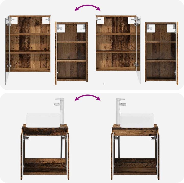 Produktbild vidaXL Badezimmerschrank