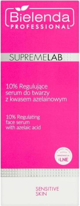 Produktbild Bielenda Professional - Supremelab Sensitive Skin 10% Regulating Face Serum With Azelaic Acid 50Ml (50 ml)