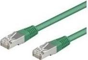 Actual product image Goobay CAT 5e patch cable, F/UTP, green, 5 m (F/UTP, CAT5e, 5 m)