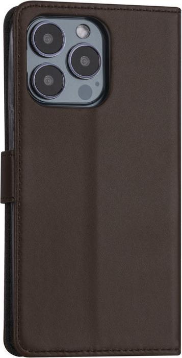 Immagine prodotto Ambiance1 Custodia iPhone 13 Pro - Custodia a libro in similpelle marrone No.204 (Apple iPhone 13 Pro)