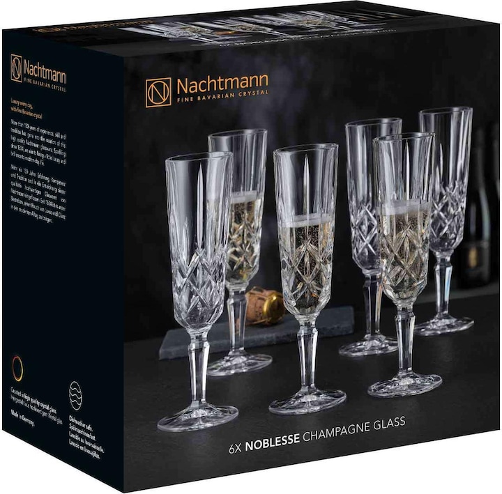 Produktbild Nachtmann Noblesse (15.50 cl, 6 Gläser, Sektgläser)