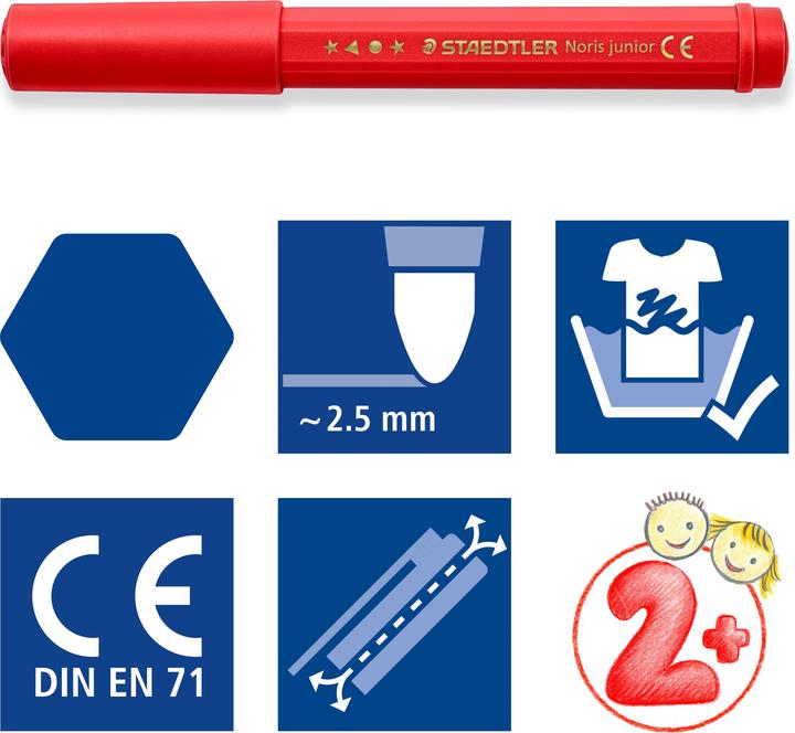 Actual product image Staedtler Fibre pens (12 x)