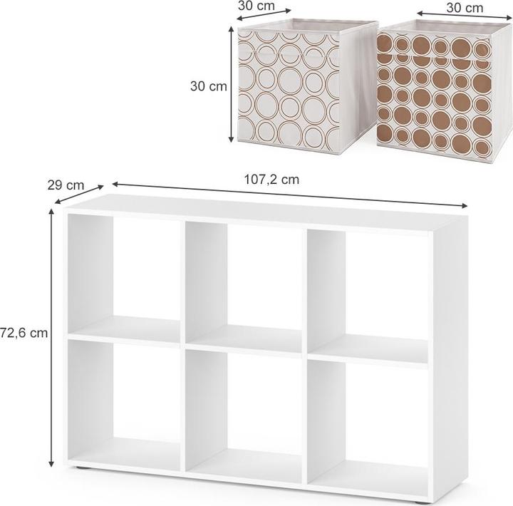 Produktbild Vicco Raumteiler (73 x 29 x 108 cm)