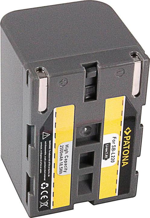 Actual product image Patona Battery f. Samsung SB-L220 SB-LS70 SB-L110 SB-LS110 SB-L70