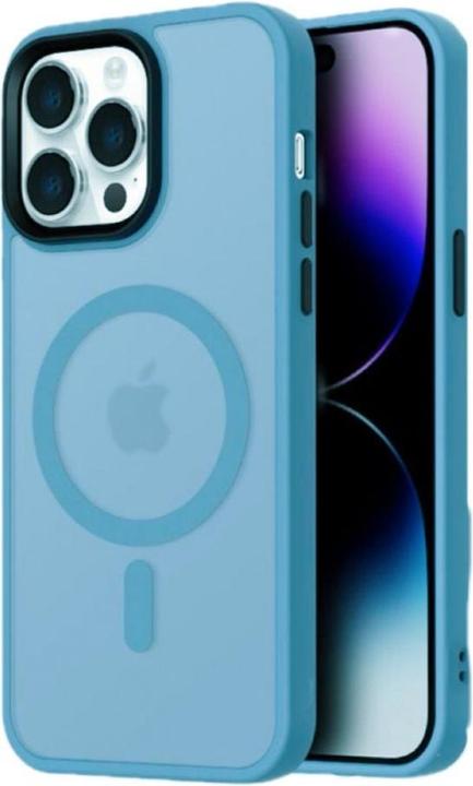 Produktbild Hurtel Fashion Case MagSafe for iPhone 16 Plus - light blue (Apple iPhone 16 Plus)