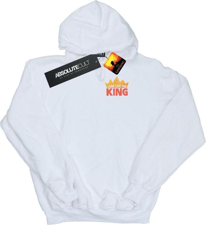 Actual product image Disney Mens The Lion King Movie Long Live Breast Print Hoodie (3XL)