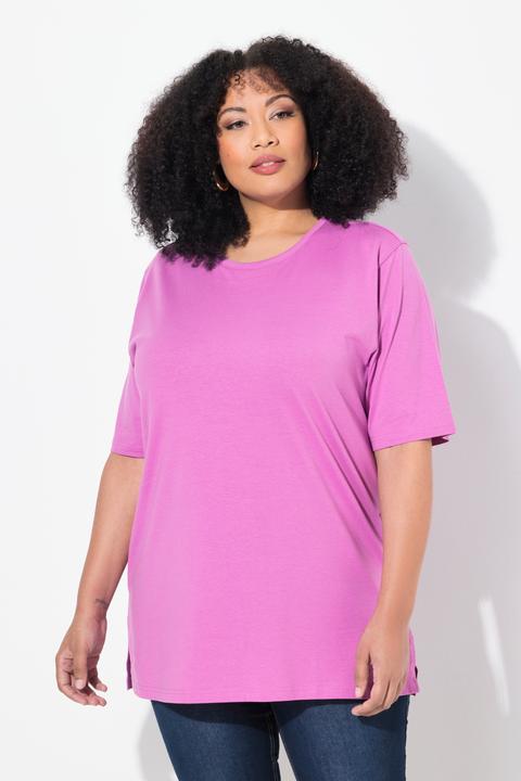 Produktbild Ulla Popken T-Shirt, Rundhalsausschnitt, Relaxed, Halbarm (42, 44)