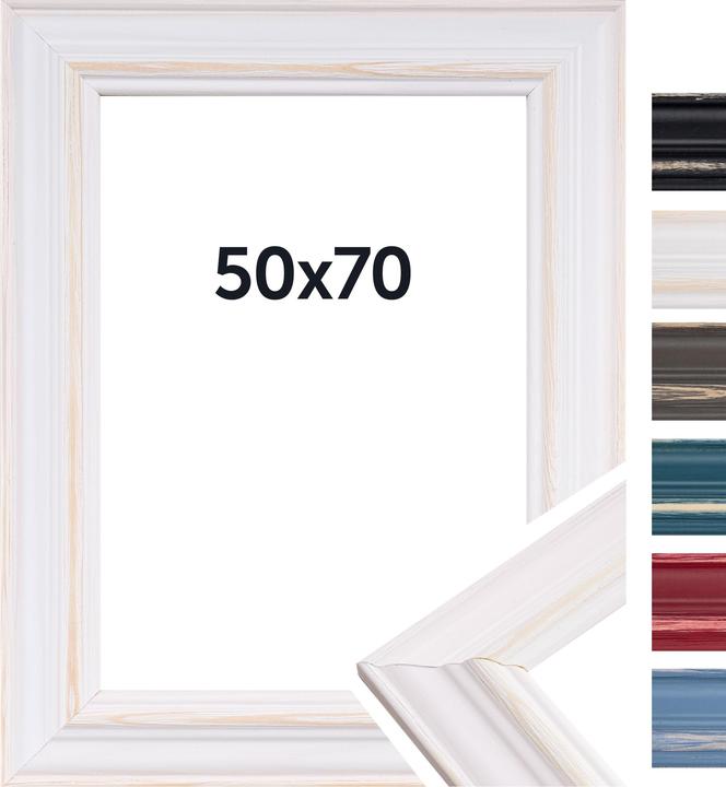 Immagine prodotto Dörr Bilderrahmen Boho, Weiss, 50 x 70 cm, Bildformat (50 x 70 cm)