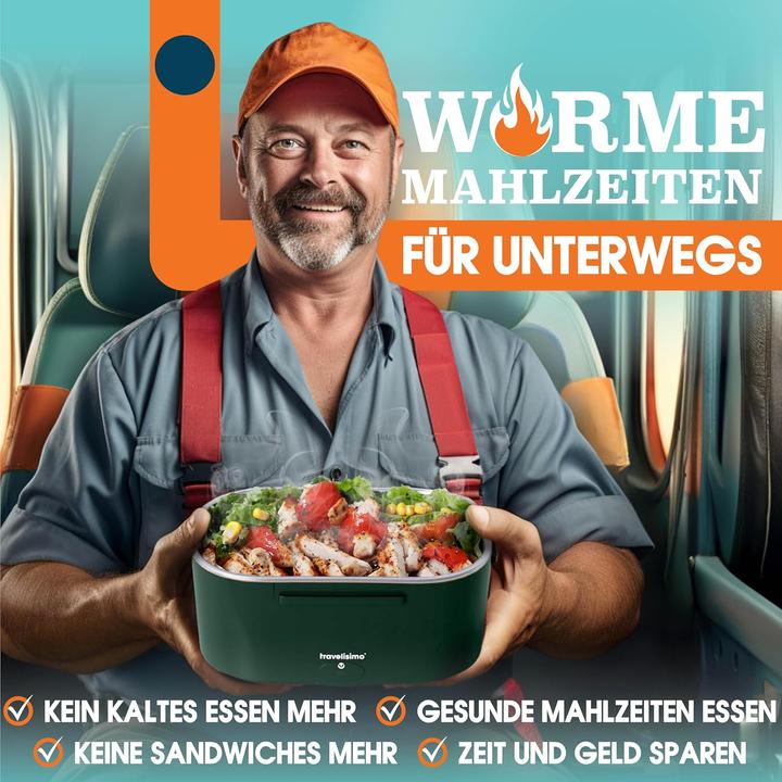 Image du produit Travelisimo Elektrische 3-in-1 Lunchbox für Auto und Arbeit