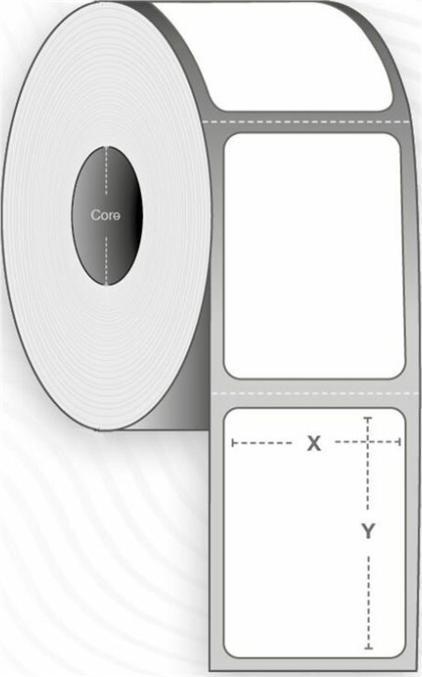 Actual product image Capture Label 102 x 64mm Core 25mm
