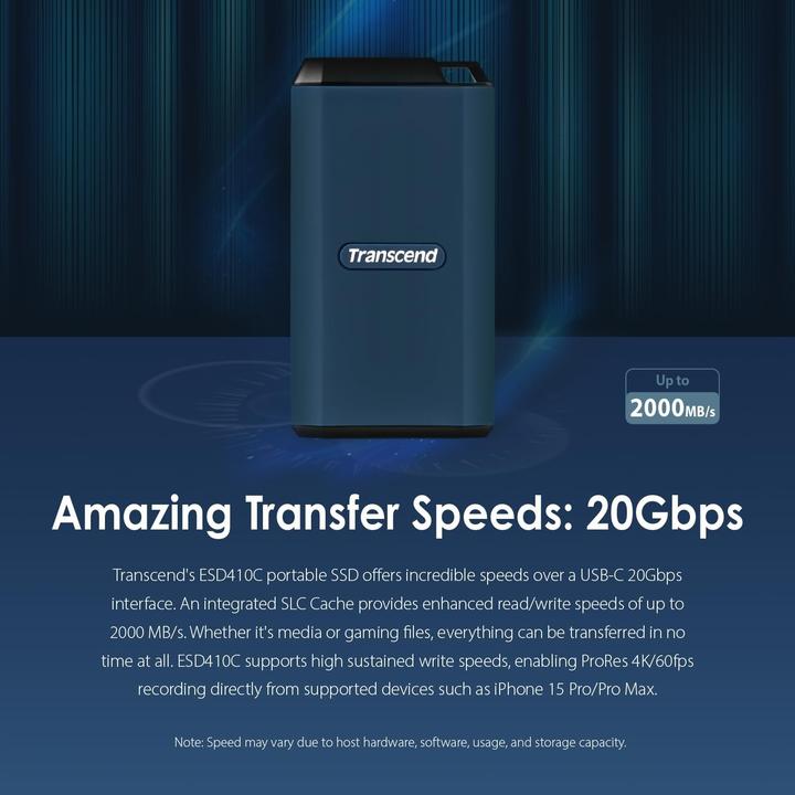 Immagine prodotto Transcend ESD410C (1 TB)