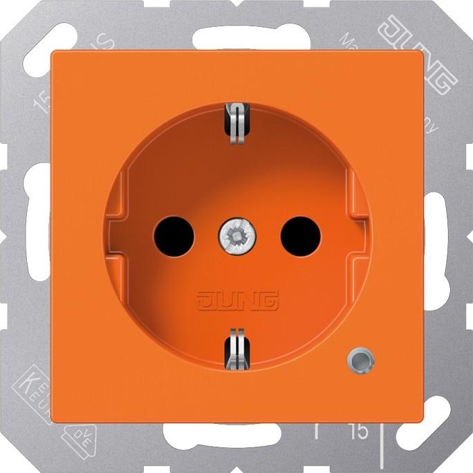 JUNG, Steckdose, Steckdose 1f or glz AS/A UP m.BS IP20 A1520BFKOO